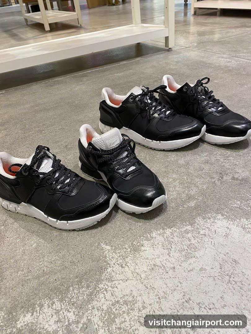 Black Sneakers Display