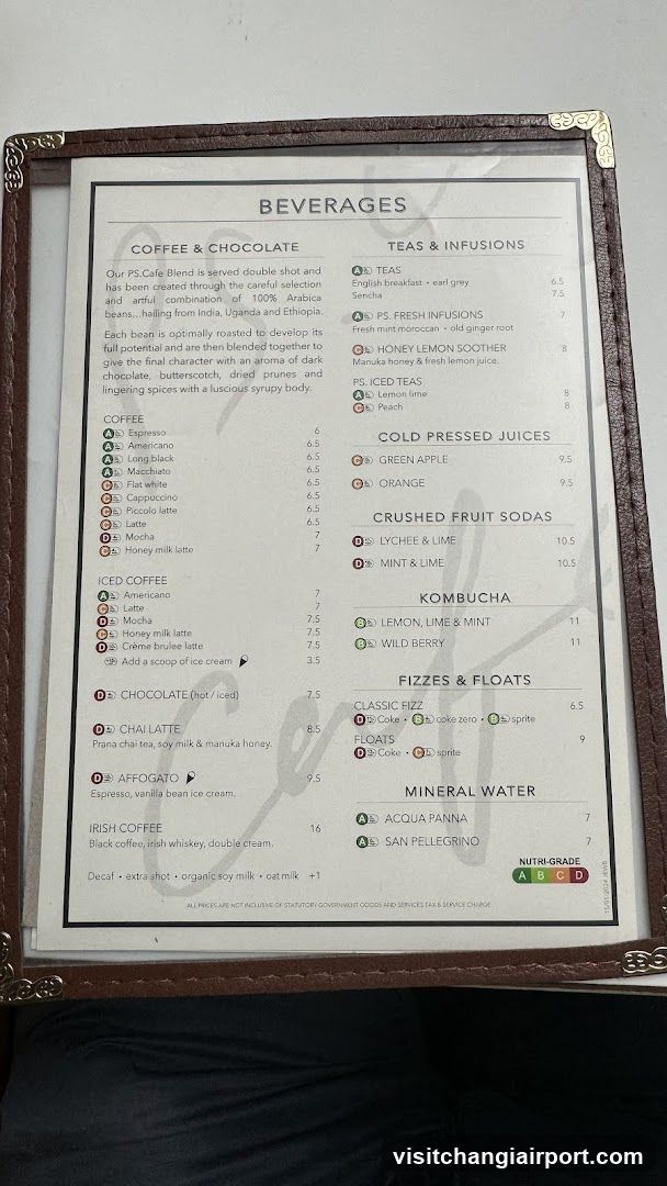 Beverages Menu Board