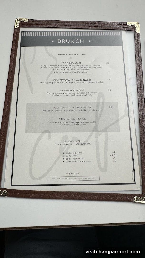 Brunch Menu