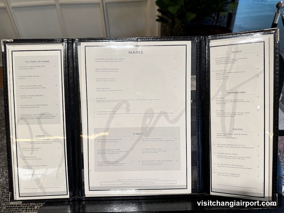 Restaurant Menu Display