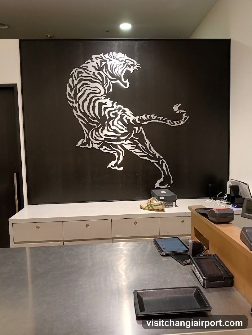 Interior with Tiger Wall Art