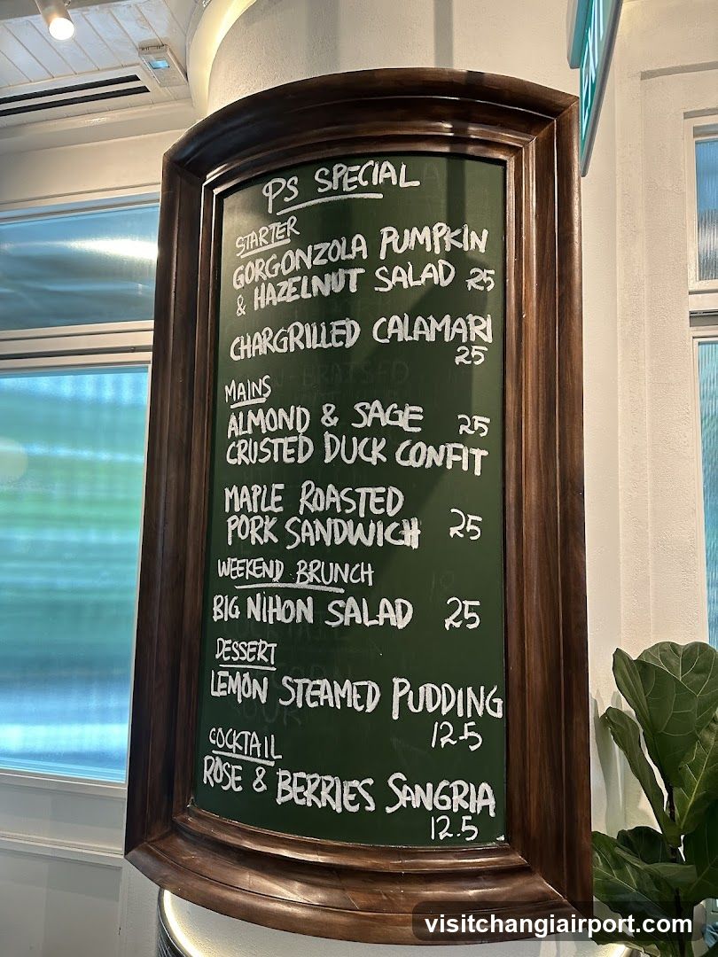PS Special Menu Board