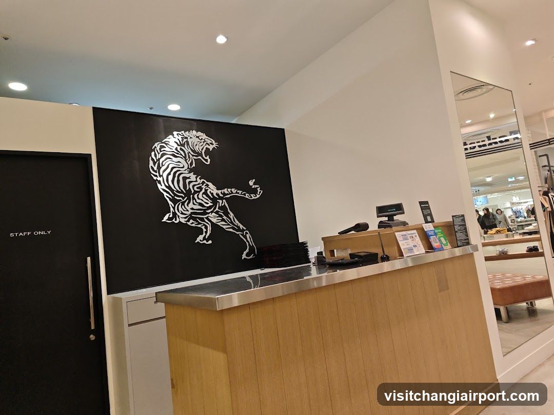 Tiger Wall Art Reception Area