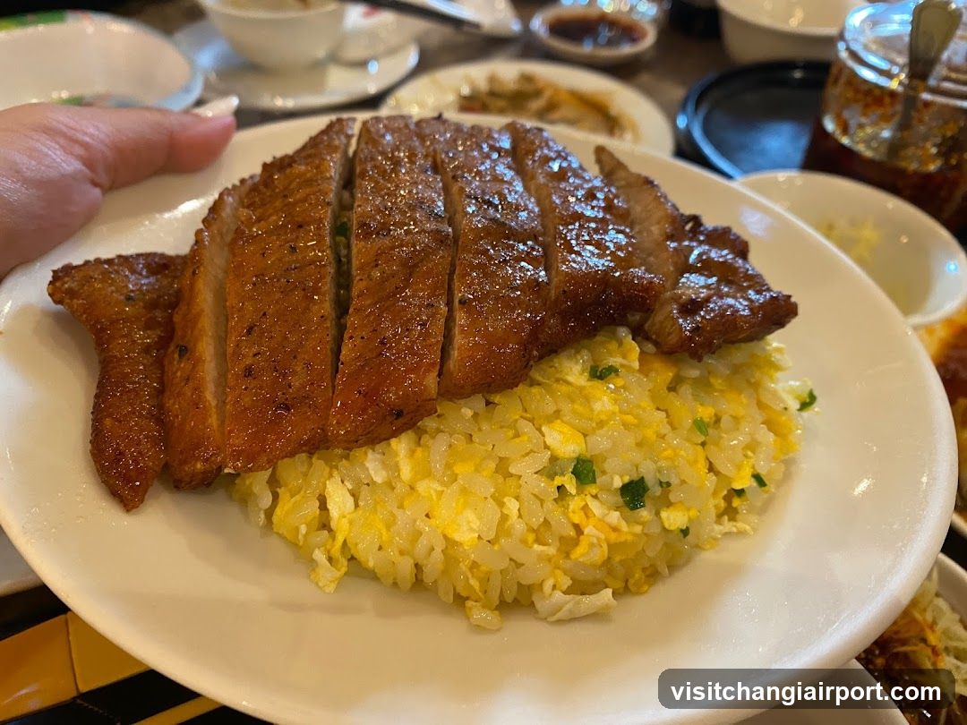 Roasted Pork with Fried Rice