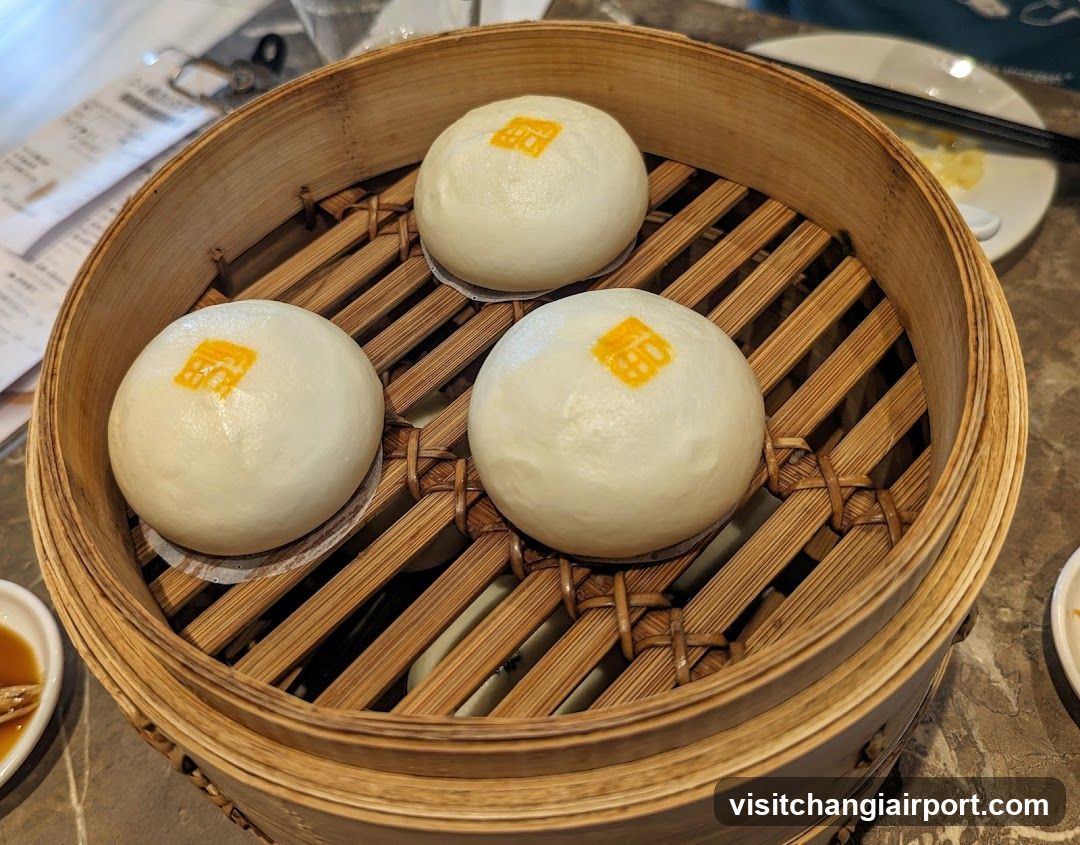 Steamed Buns in Bamboo Steamer
