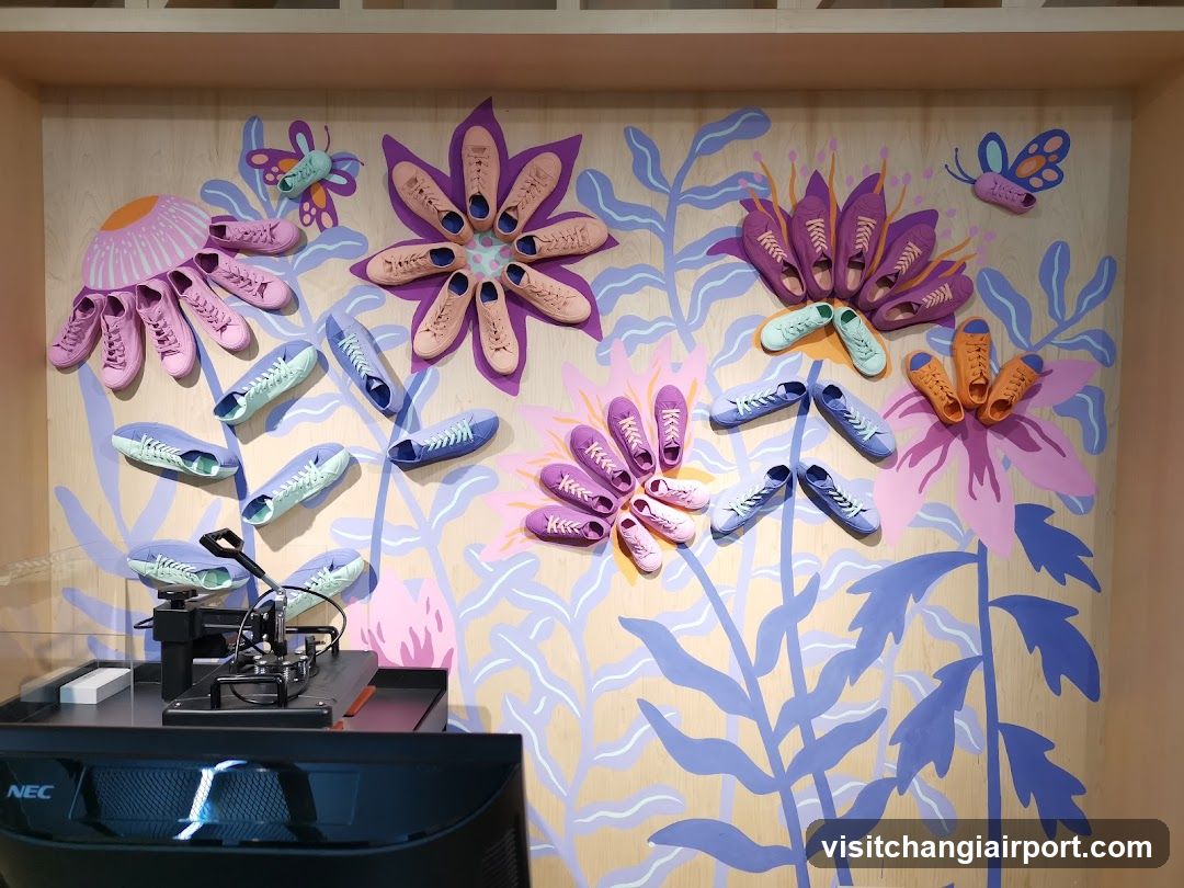 Shoe Display Wall