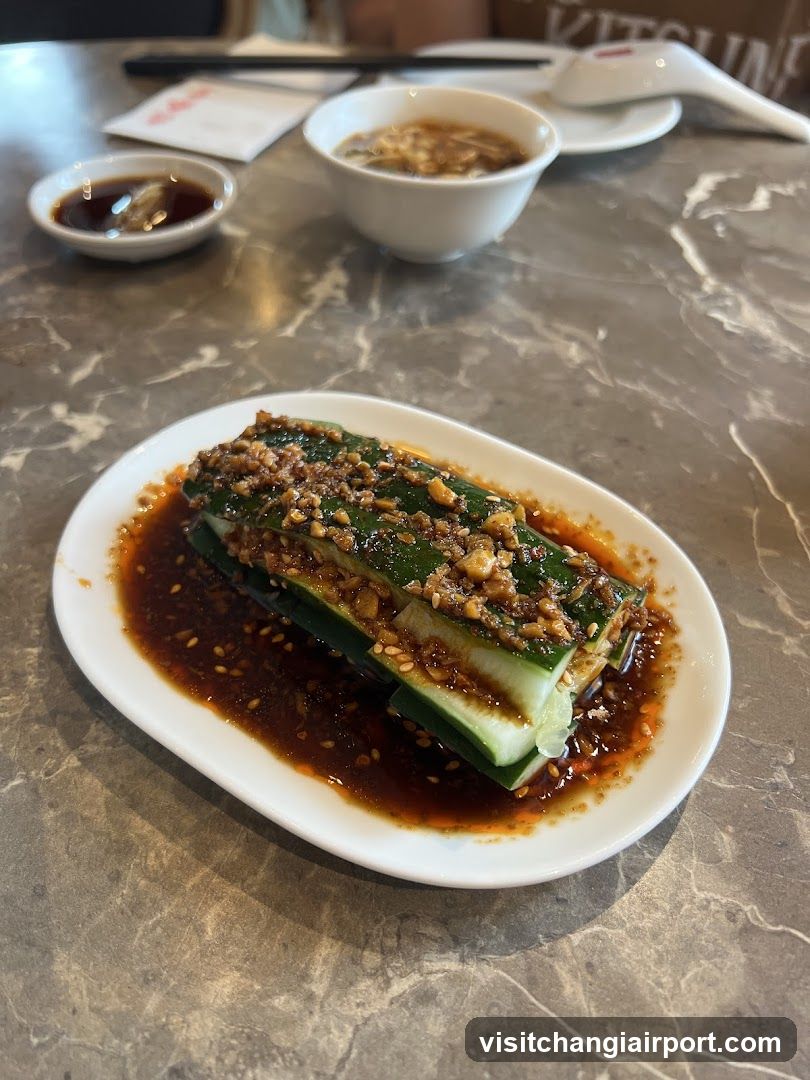 Cucumber Salad with Sesame Dressing