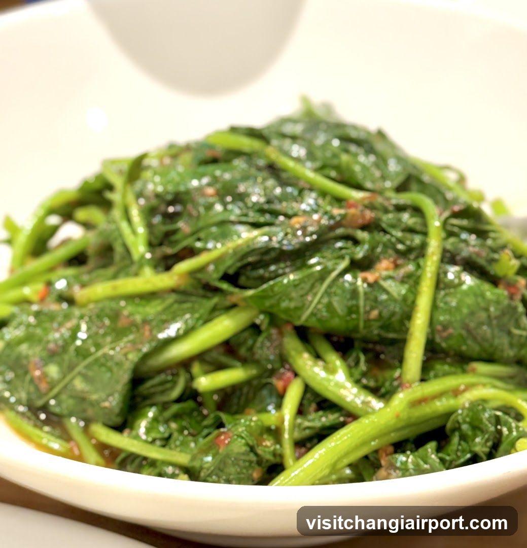 Stir-fried Greens with Sauce