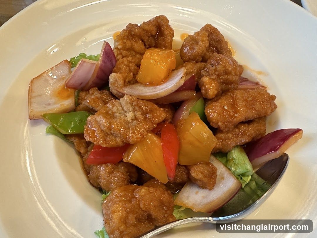 Crispy Chicken with Pineapple and Onions