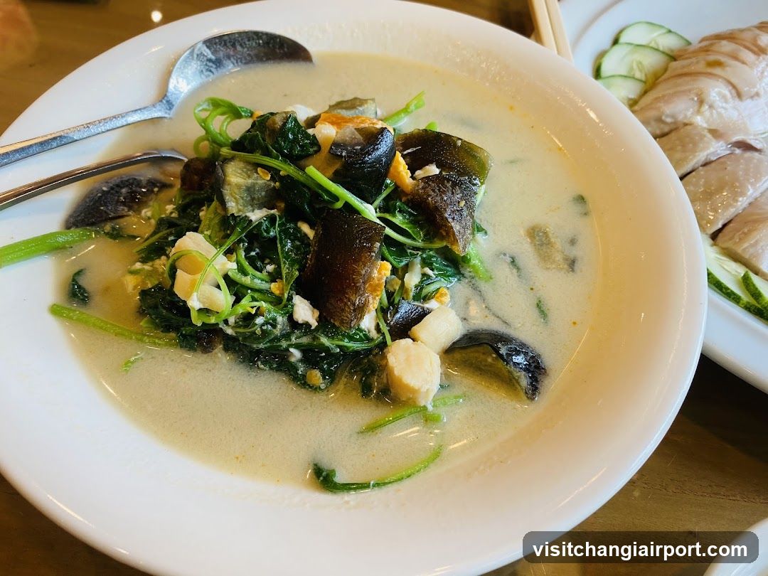 Soup with Greens and Fish