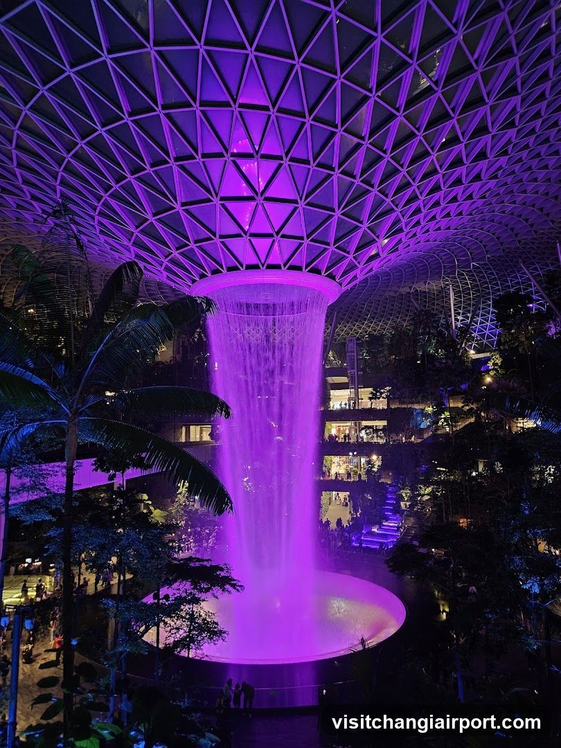 Singapore Garden at Night