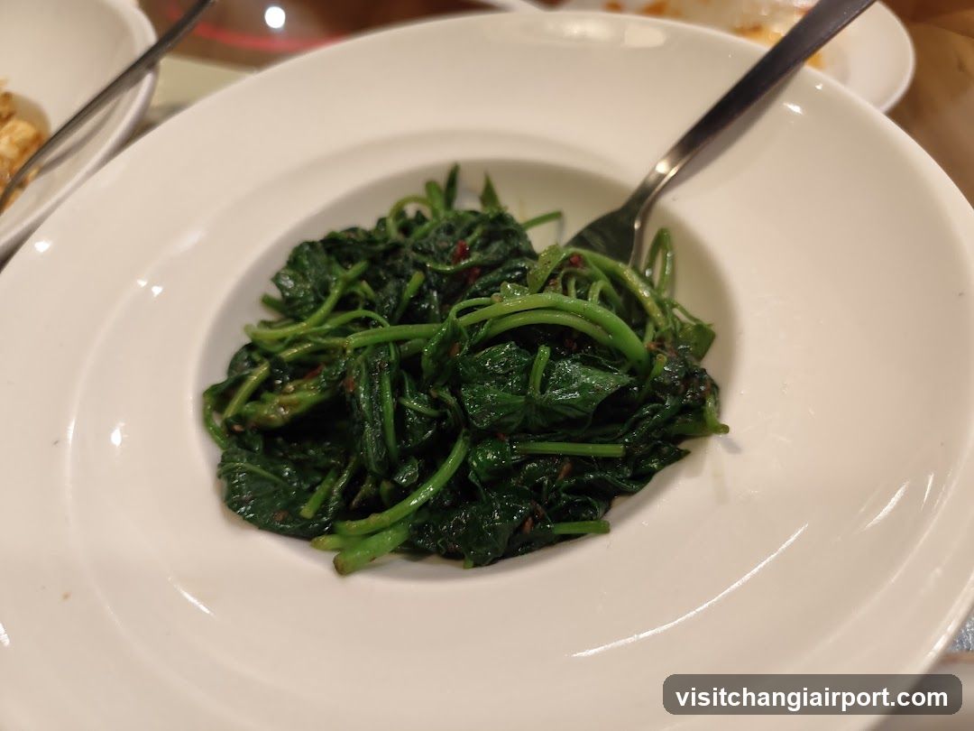 Stir-fried Greens with Chili Oil