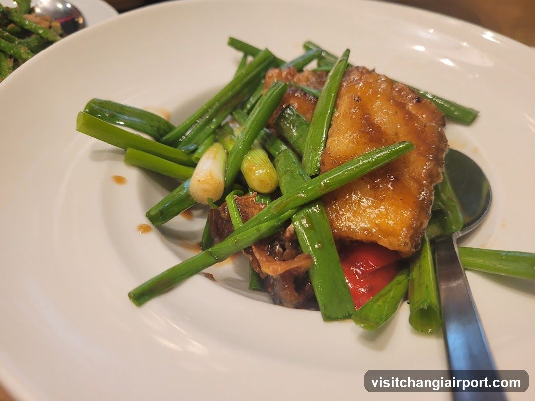 Stir-fried Fish with Scallions