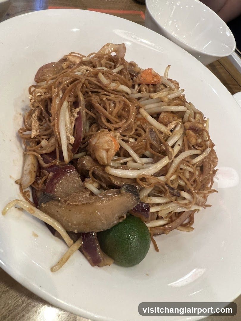Stir-fried Noodles with Vegetables and Lime