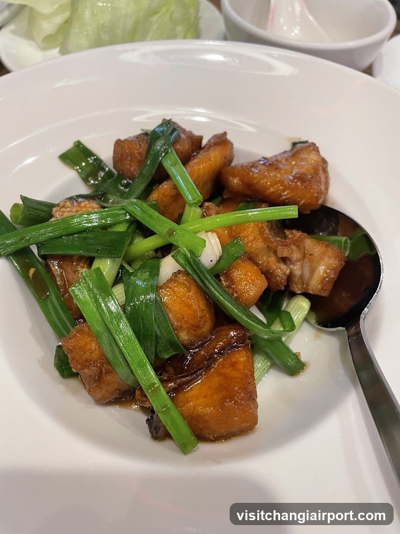 Stir-fried Chicken with Scallions