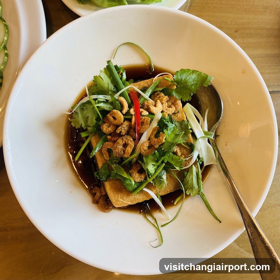 Stir-fried Tofu with Crispy Shallots and Cilantro