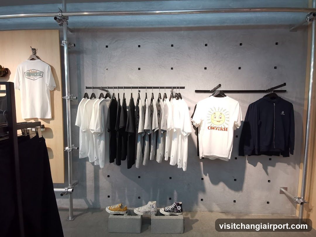 Clothing Store Interior Display
