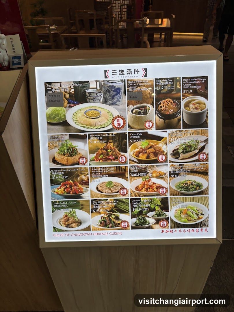 Sichuan Cuisine Menu Board