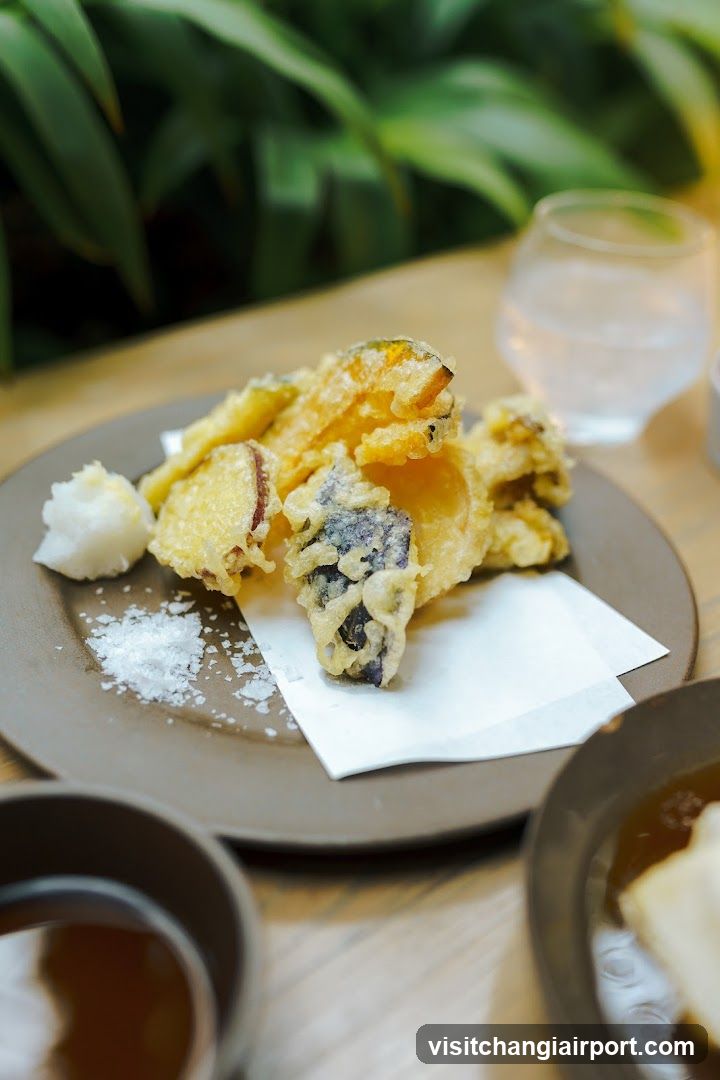 Tempura Plate with Dipping Sauce