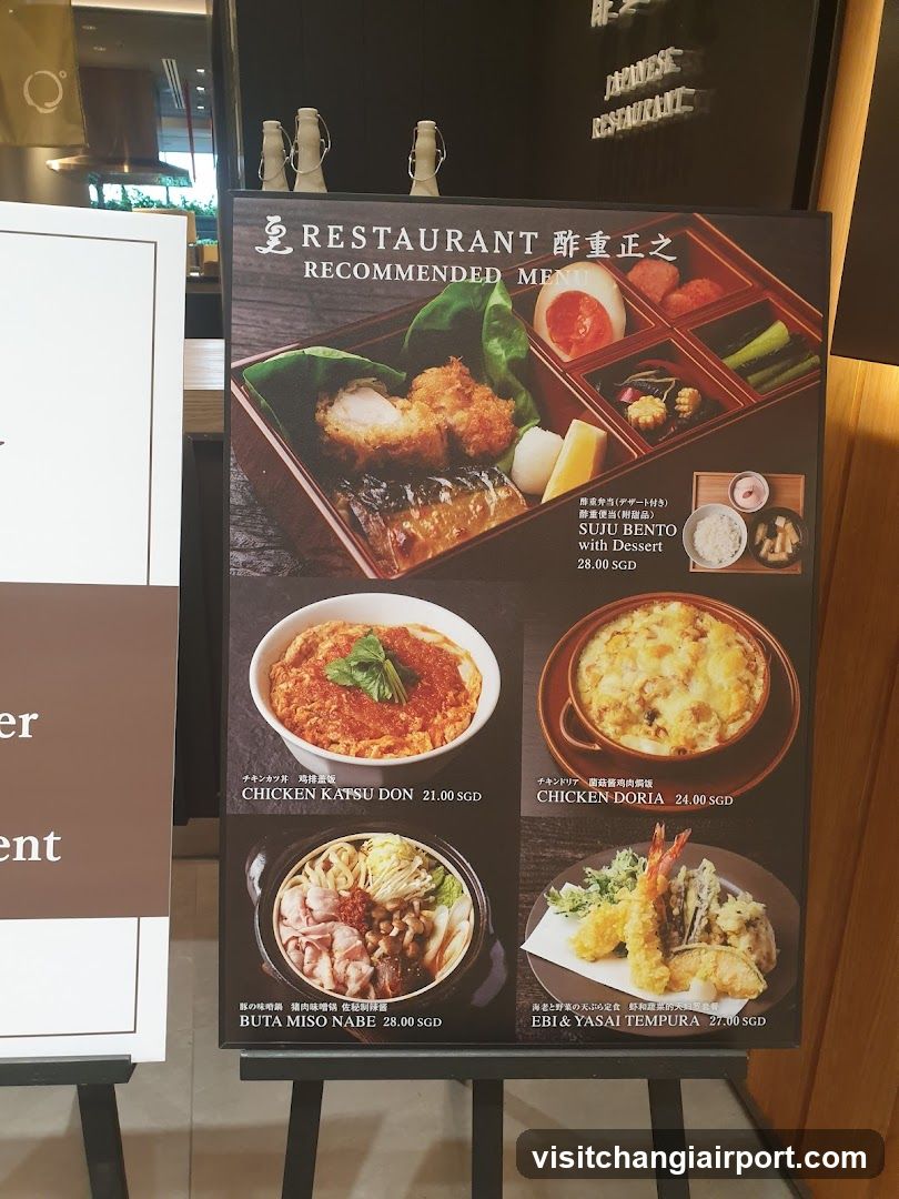 Restaurant Recommended Menu