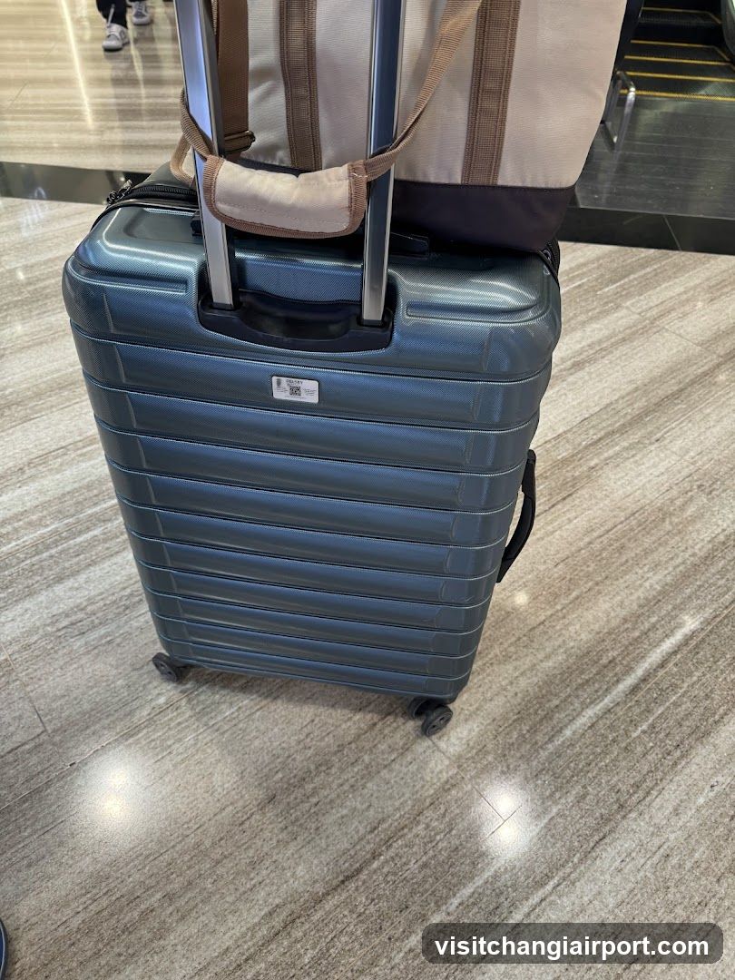 Luggage in Airport Terminal