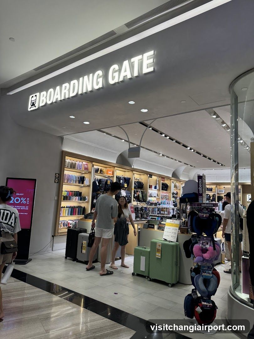 Boarding Gate Store Interior