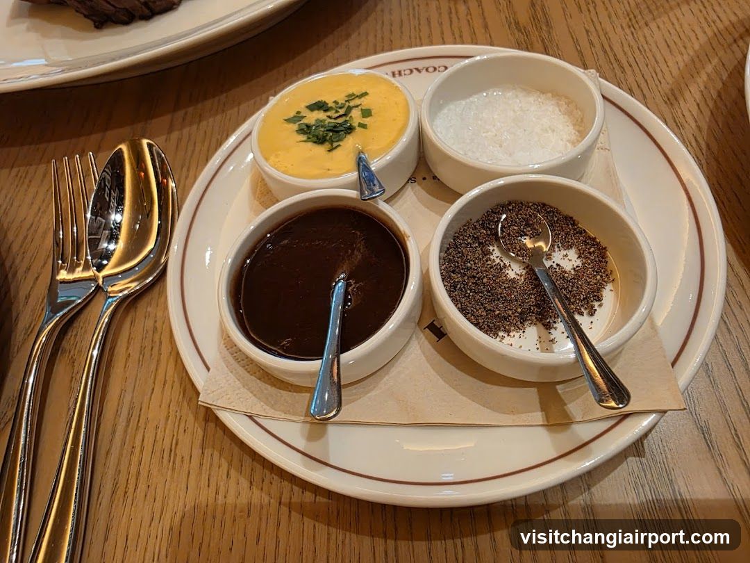 Condiment Platter with Utensils