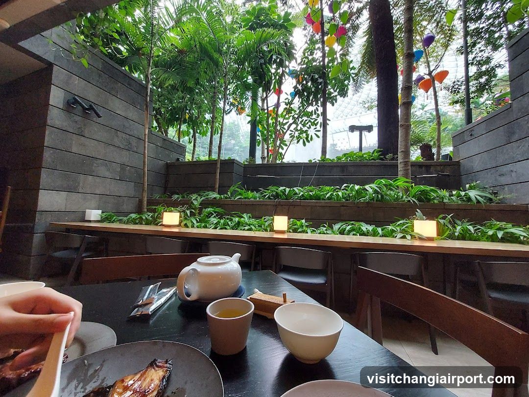 Indoor Garden Dining Scene