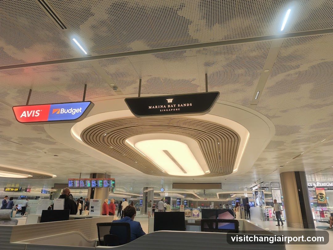 Airport Car Rental Desk Area