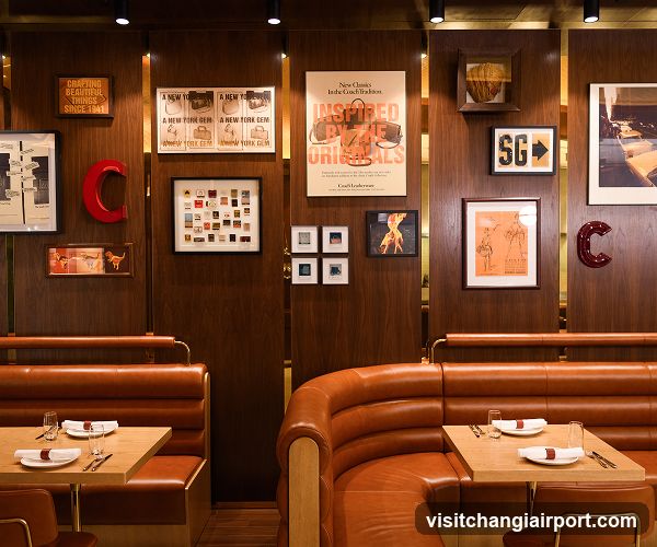 Interior of a retro-style diner or restaurant