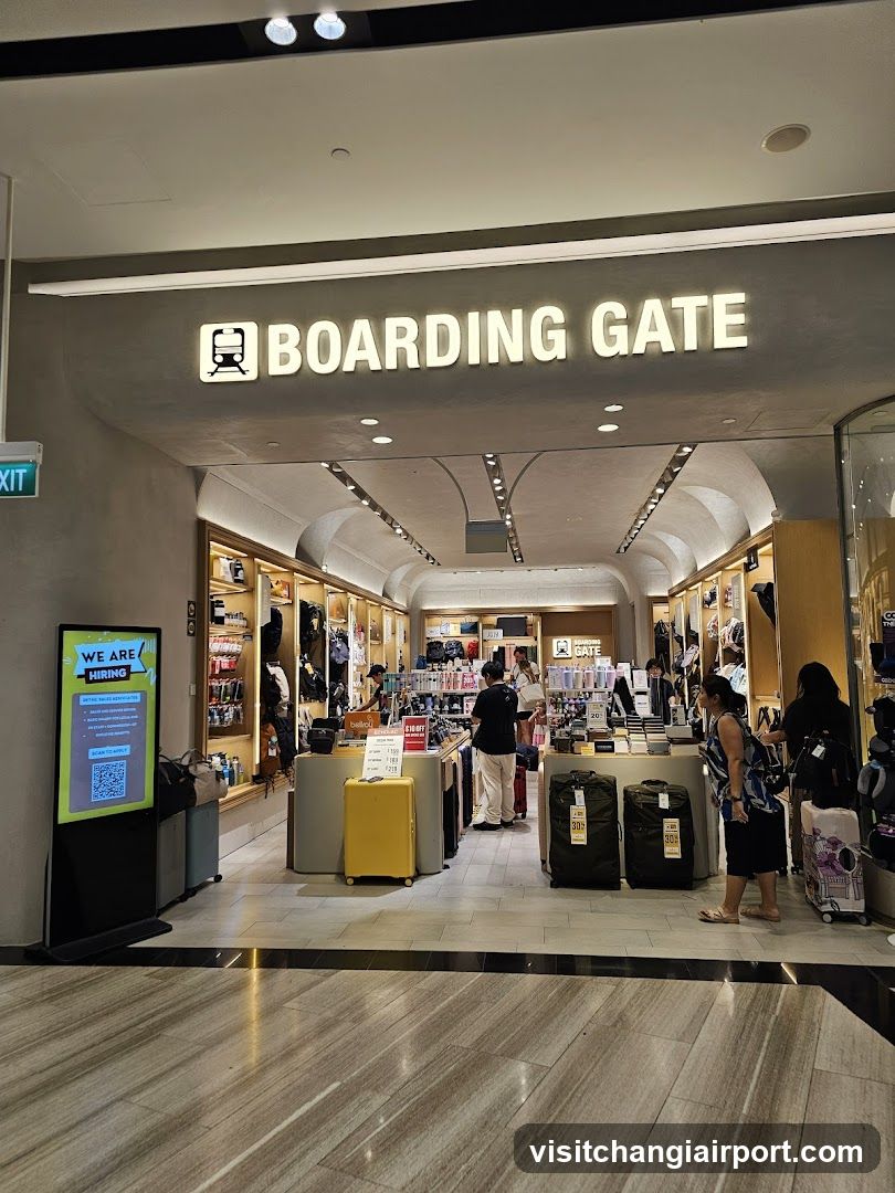 Boarding Gate Store Interior