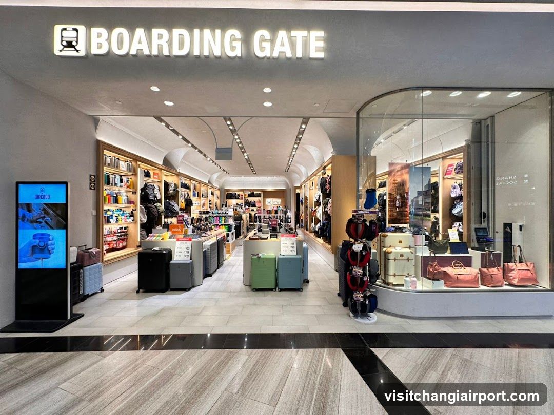 Airport Luggage Store Interior
