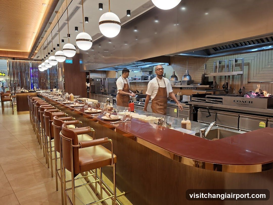 Open Kitchen Restaurant Interior