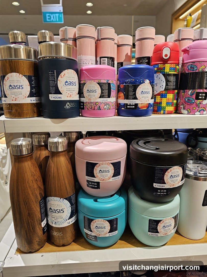 Oasis Thermos Bottles Display