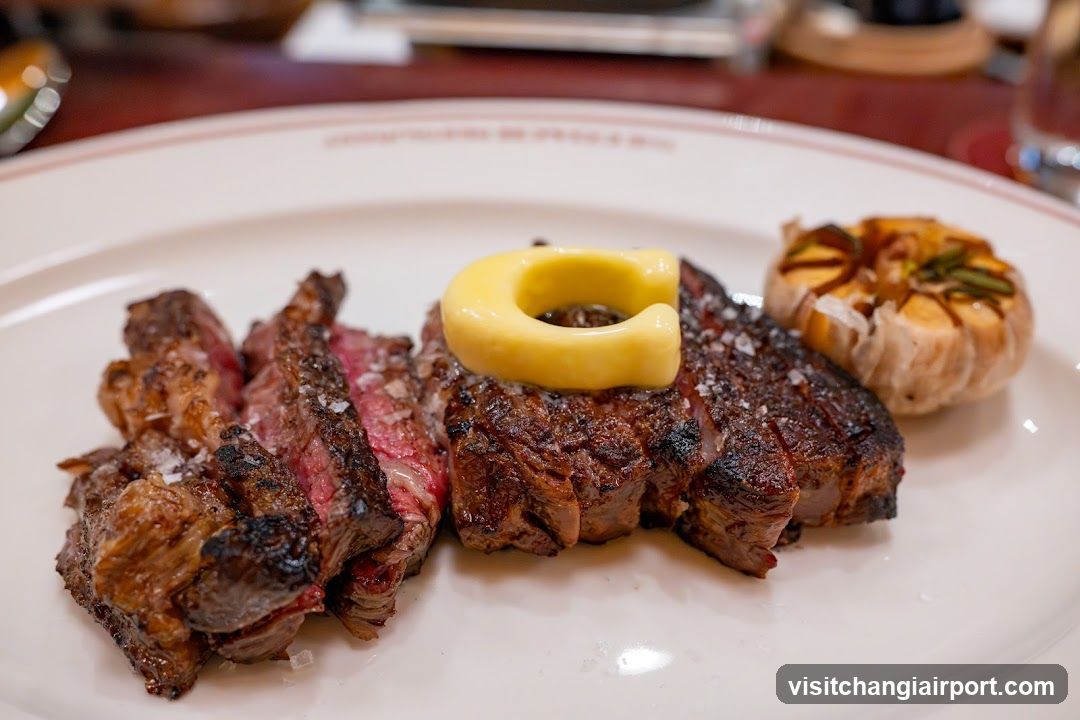 Sliced Steak with Garlic and Butter