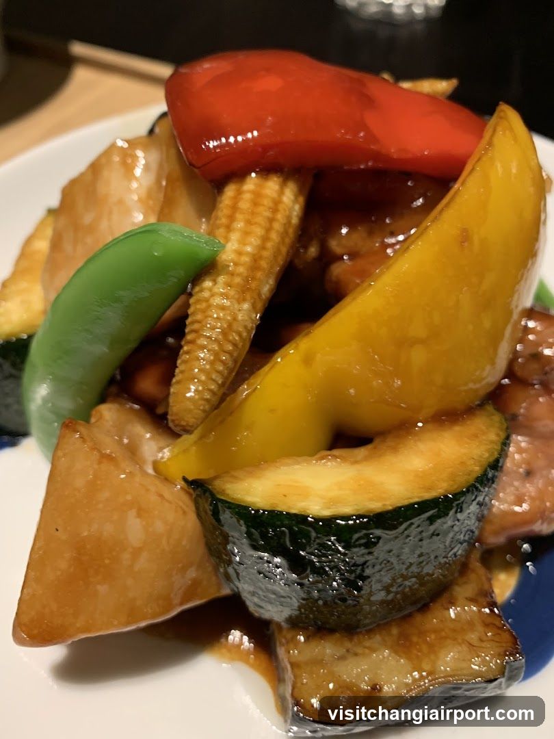 Stir-fried Vegetable and Meat Dish