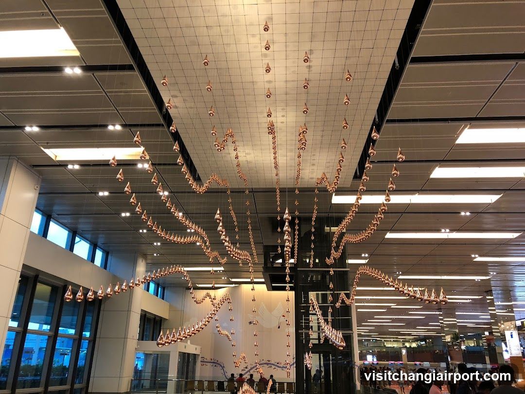 Suspended Art Installation in Public Space