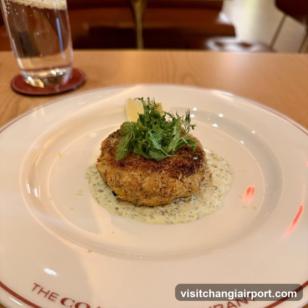 Crispy Fish Cake with Herb Sauce