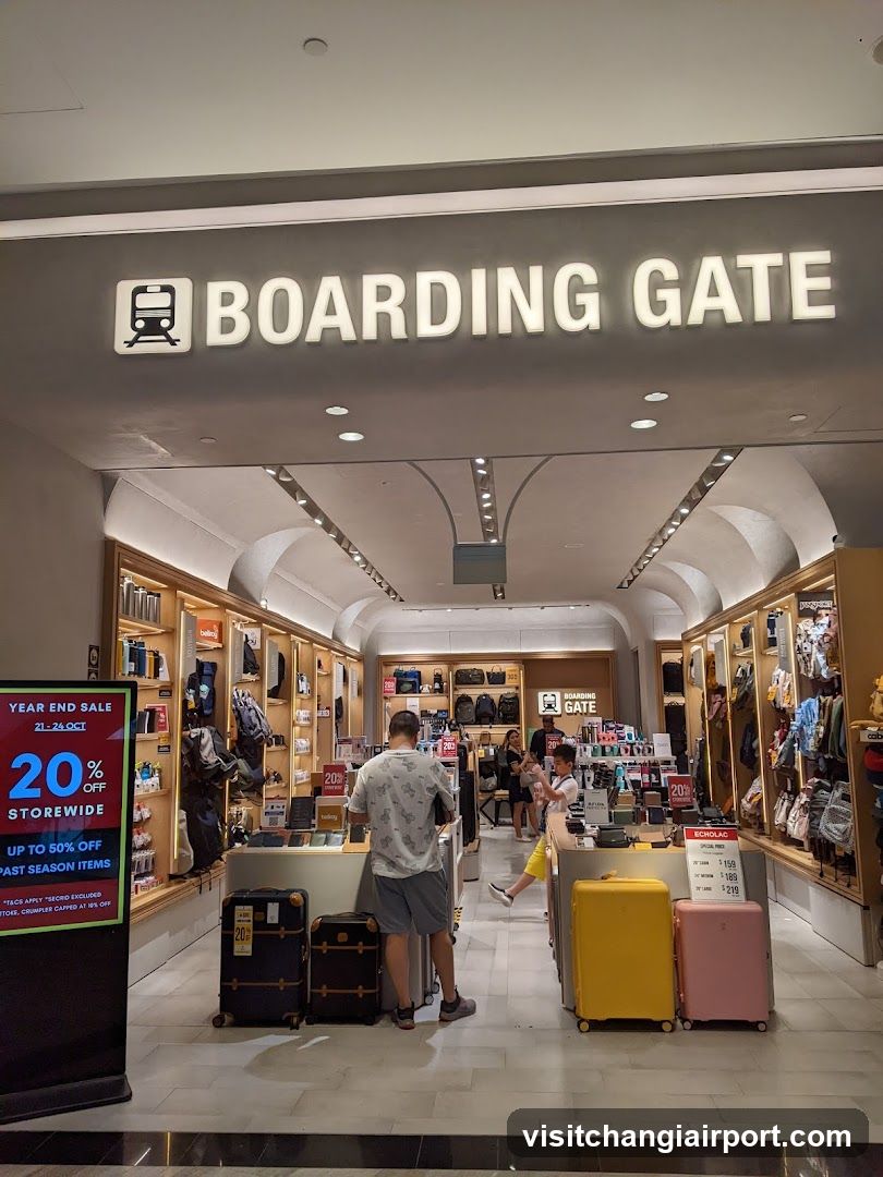 Boarding Gate Store Interior