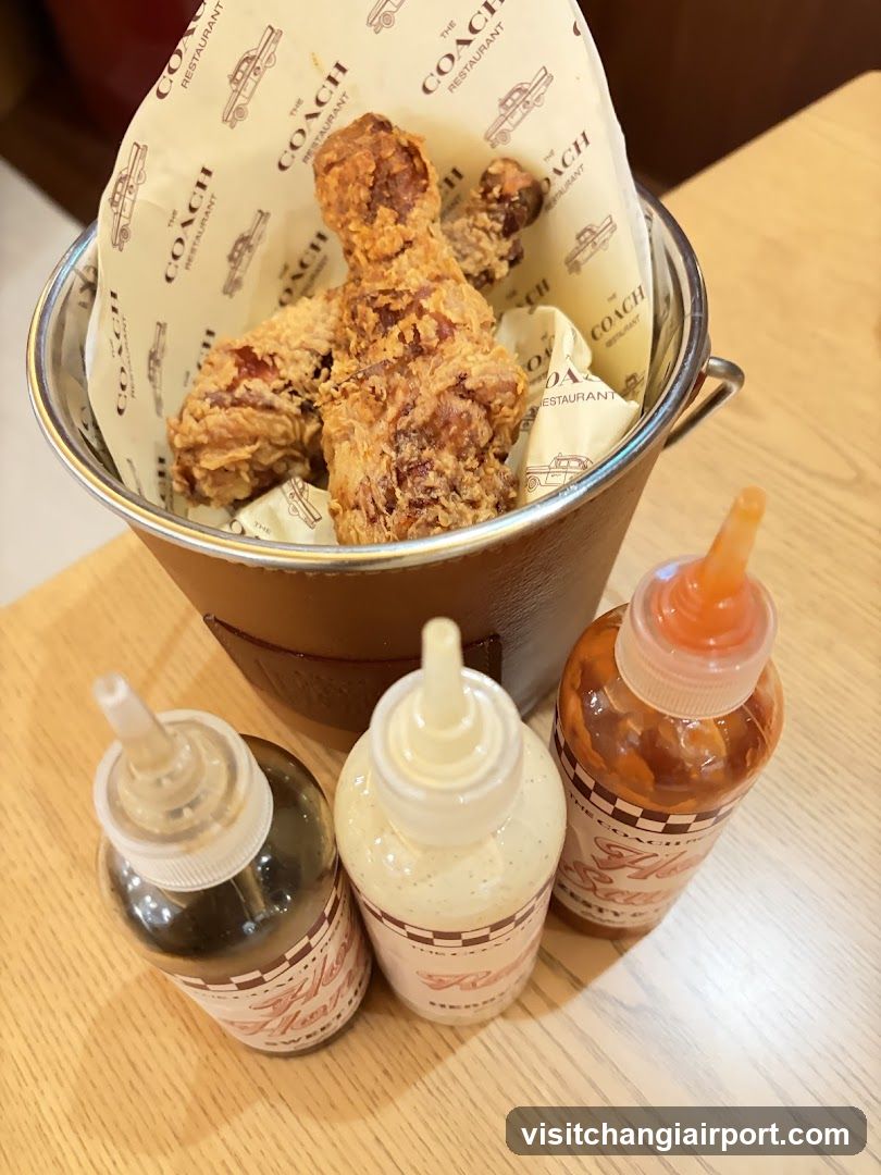 Fried Chicken with Sauces