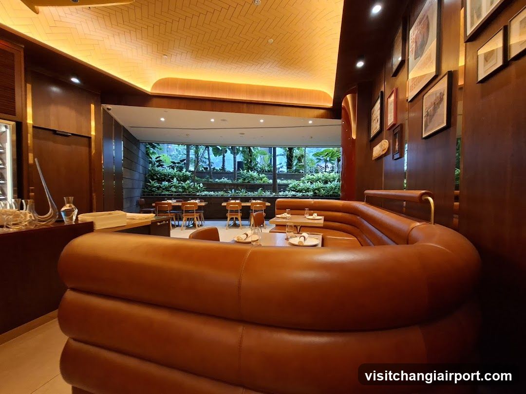 Interior of a modern restaurant or lounge