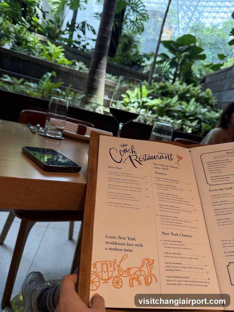 The Coach Restaurant Menu