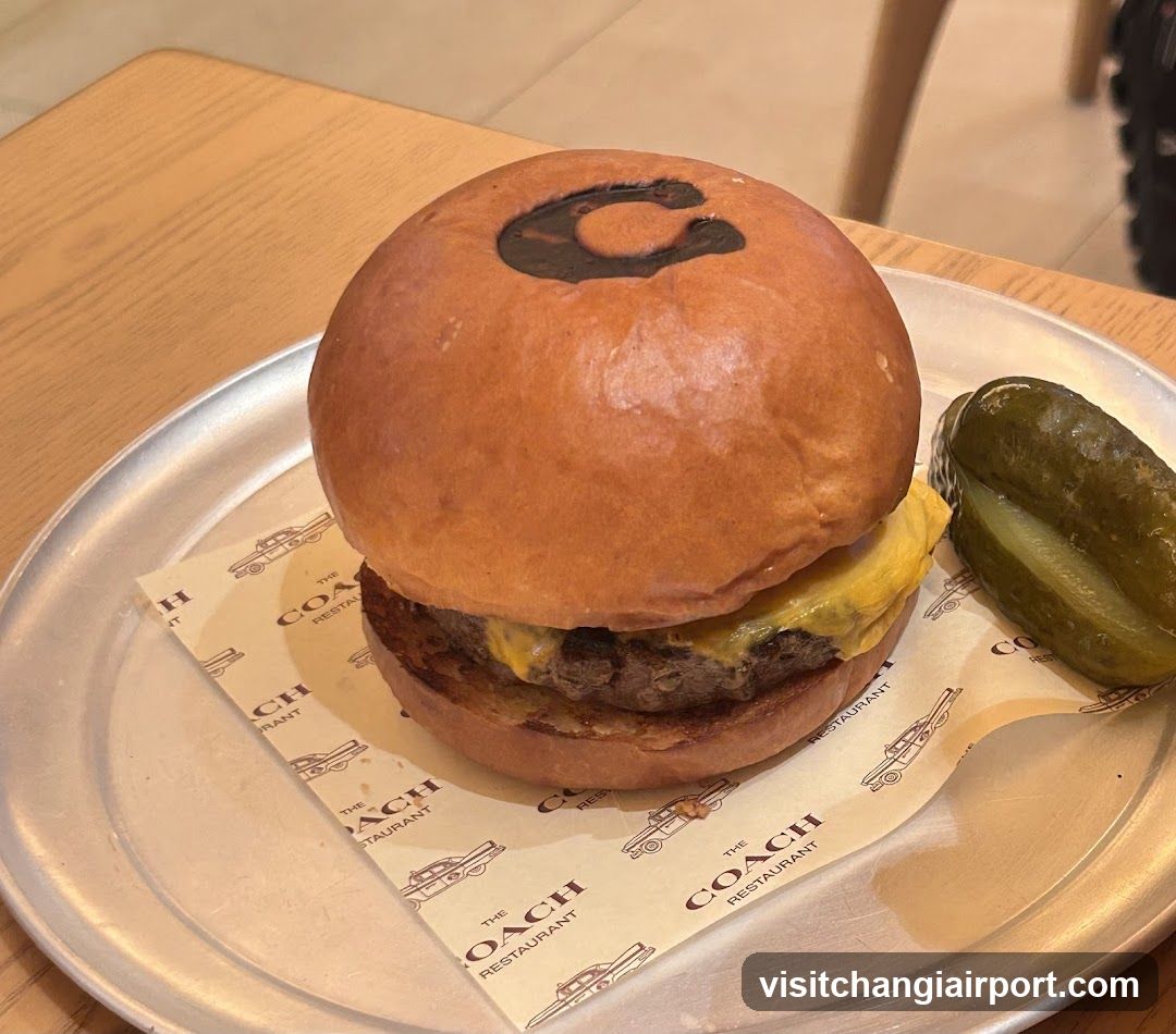 Coach Burger with Pickle