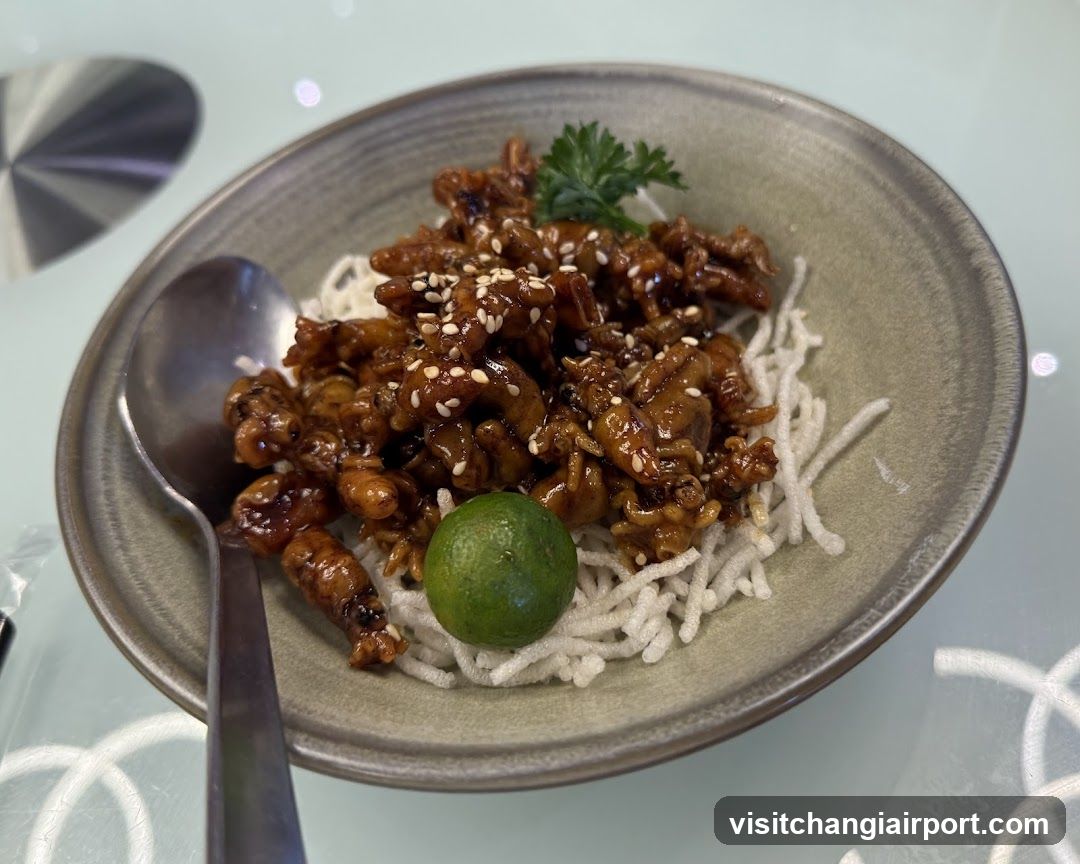 Sesame Chicken with Vermicelli Noodles