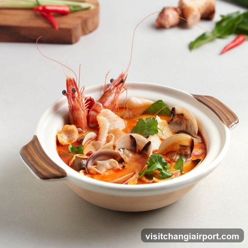 Thai Seafood Soup with Shrimp and Clams