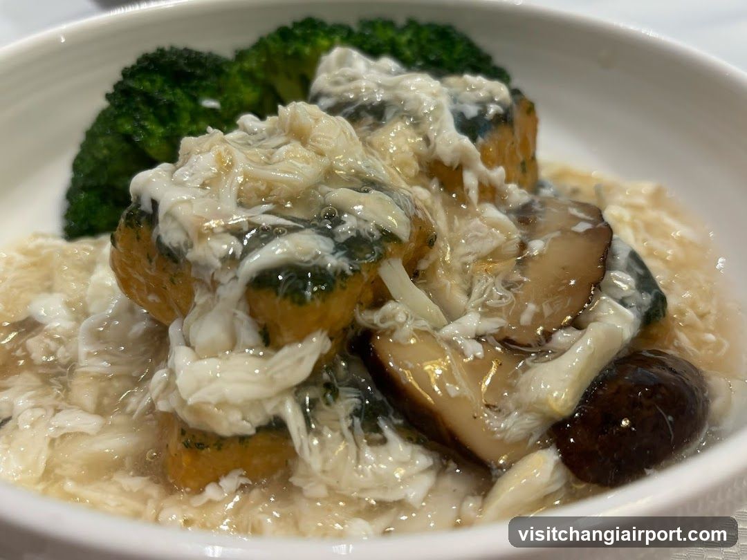 Steamed Fish with Broccoli and Mushrooms