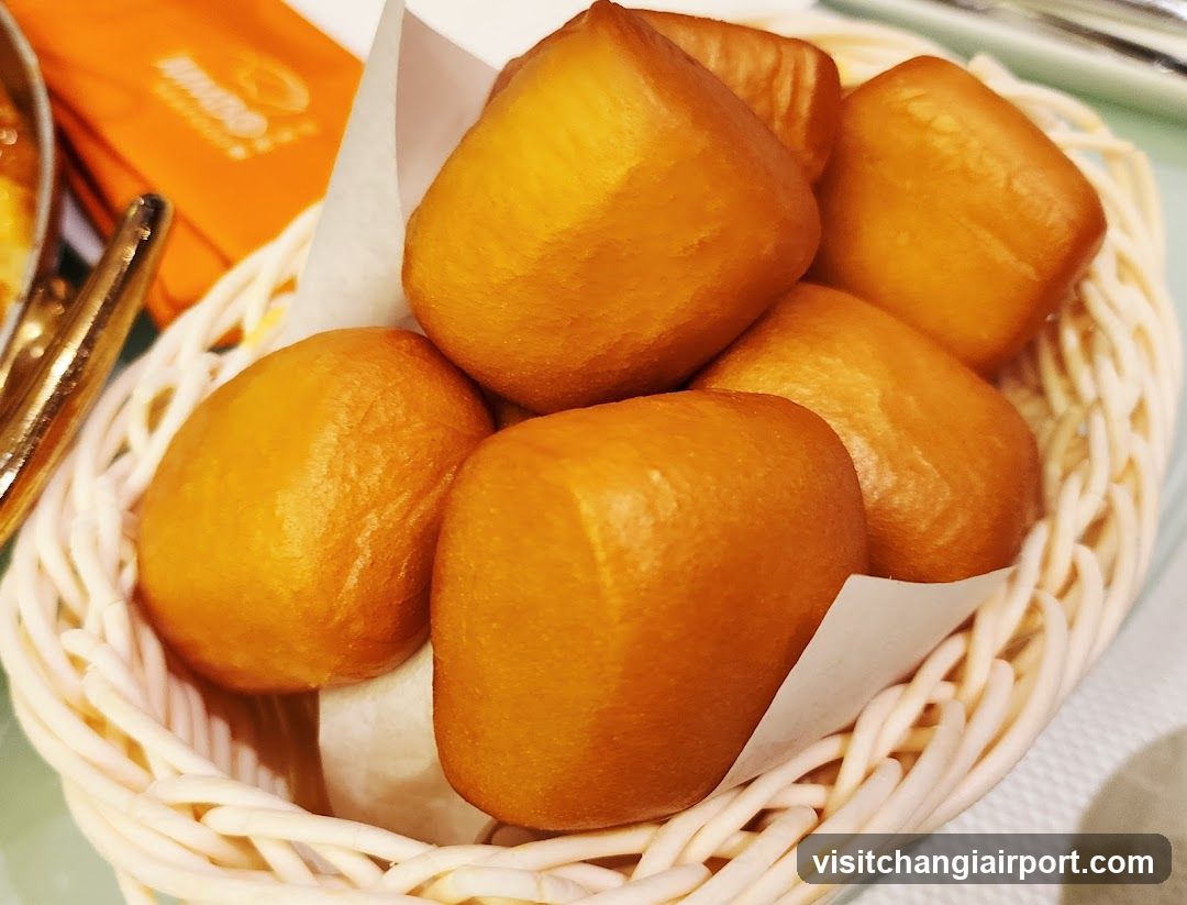 Bread Buns in Basket