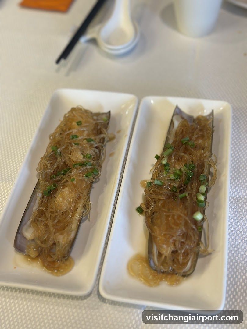 Steamed Clams with Glass Noodles