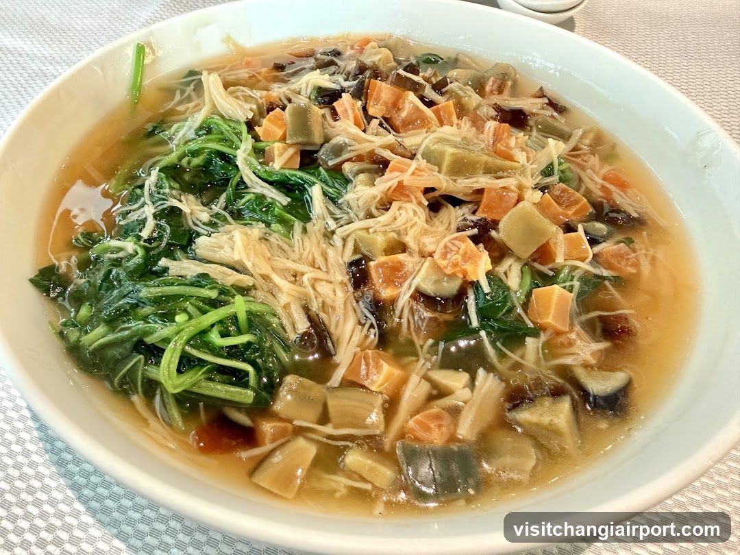 Vegetable Soup with Tofu and Greens