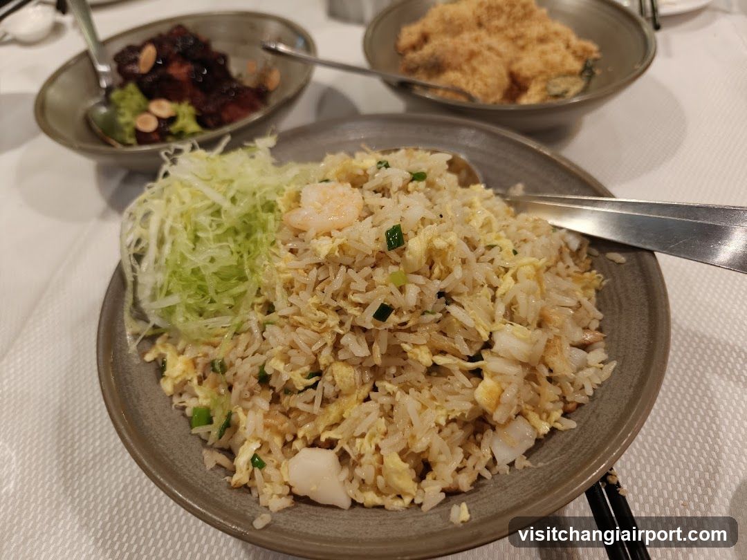 Fried Rice with Shrimp and Cabbage
